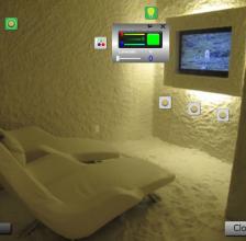 Schermata sistema di supervisione stanza del sale